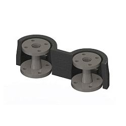Комплект переходников, ELSEN, фланцев DN50 PN10 / DN40 PN10