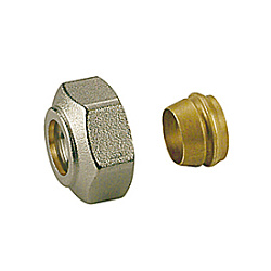 Переходник, Giacomini, R178E, НГ ЕК, 3/4", 15, латунь, для медной трубы