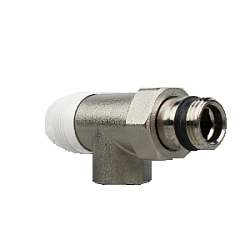 Вентиль, ELSEN, отсекающий, осевой, 1/2", 1/2", ВН, PN, бар-10, T°C -от -10 до +120, латунь, никелированный, для отопительных приборов-с боковой подводкой