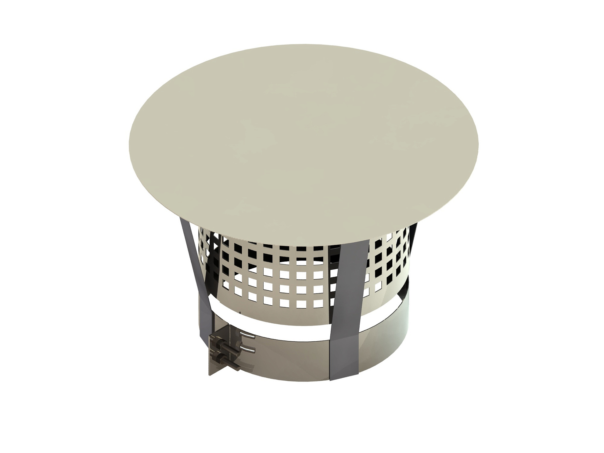 Дождевой колпак с искрозащитной сеткой, Jeremias, DW-FU, диаметр, мм-200