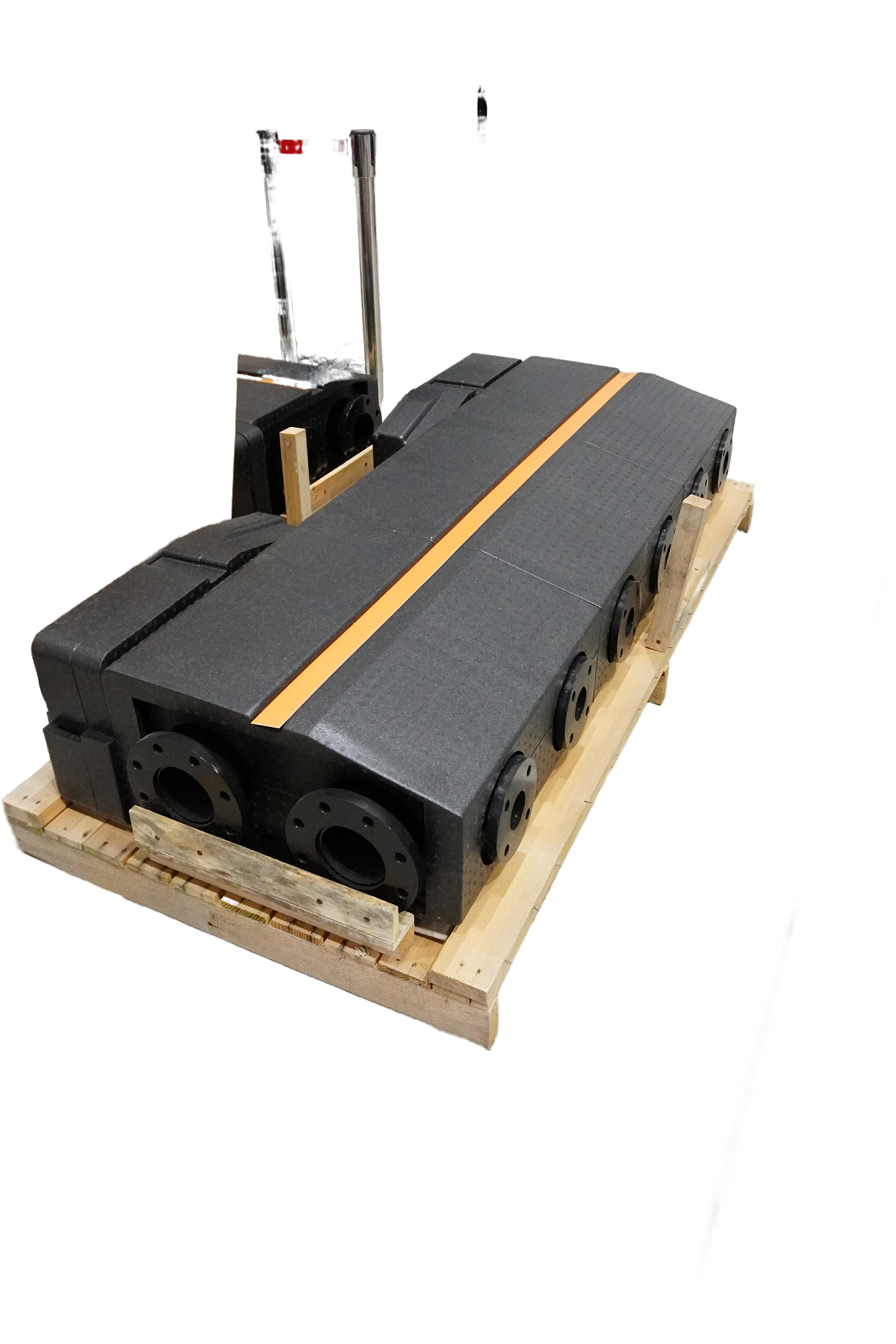 Гребёнка, ELSEN, DN100, 3 контура, в изоляции с фланцевыми отводами DN50 PN10