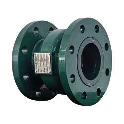 Обратный клапан осевой, фланцевый мод. 5104 корпус высокопрочный чугун EN-GJS-450-10, диск высокопрочный чугун EN-GJS-450-10, седло EPDM, Tраб=-10℃~80℃, PN16, DN125