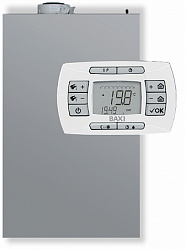 Котёл газовый настенный конденсационный, Baxi, LUNA AIR 24, мощность, кВт-3,4-20,6, двухконтурный, камера сгорания-закрытая (для установки вне помещения)