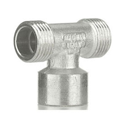 Тройник, ELSEN, TIN латунь, НВН, 1/2", 1/2", 1/2", равнопроходной