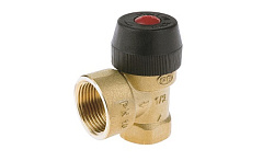 Клапан предохранительный, ELSEN, 1/2", 3/4", ВВ, давление срабатывания, бар-3, T°C -115, латунь