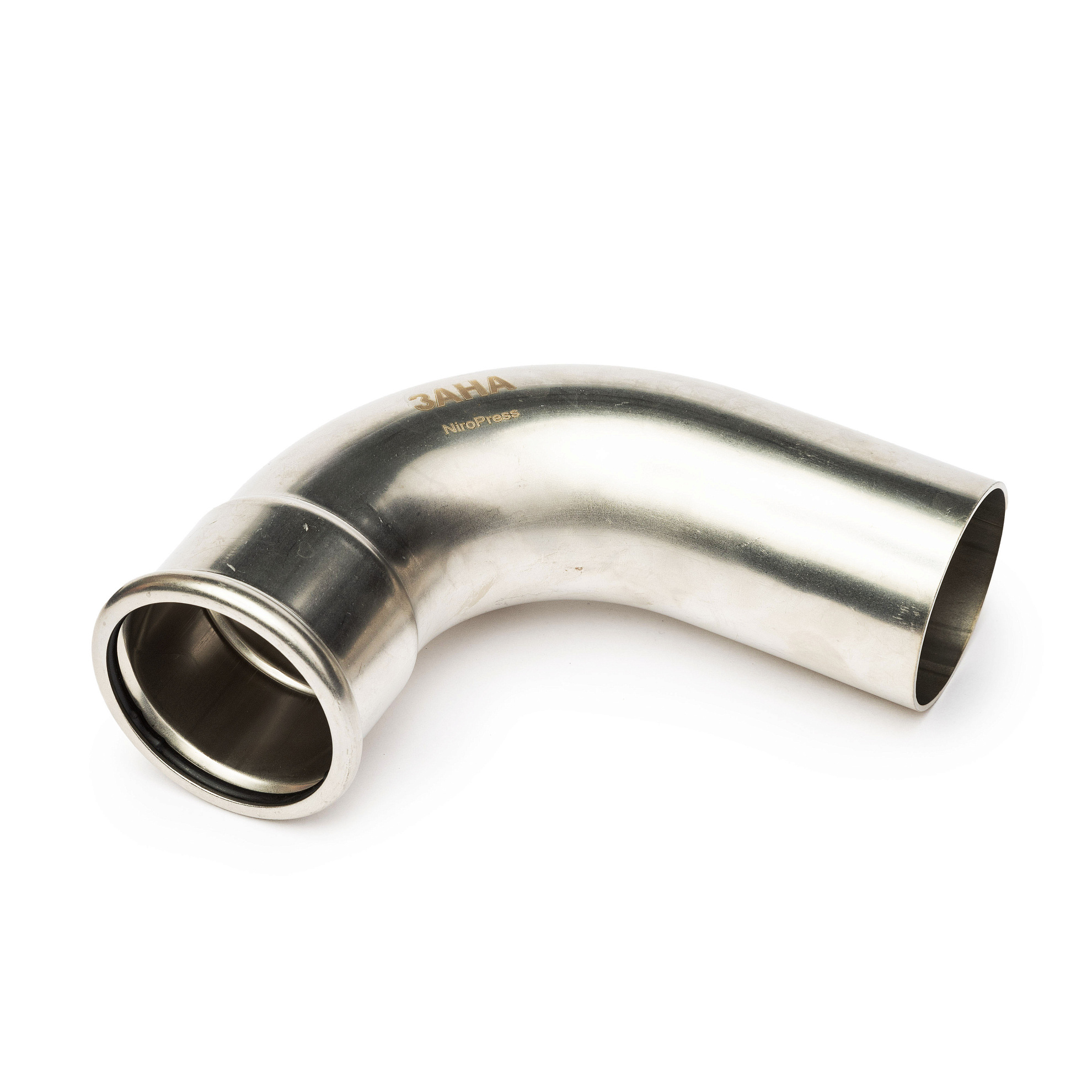 Отвод ЗАНА (SANHA) NiroPress AISI 304L 90° ВПр-НПр, Dn 76,1