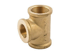 Тройник, ELSEN, TIN латунь, ВВВ, 1", 3/4", 1", переходной