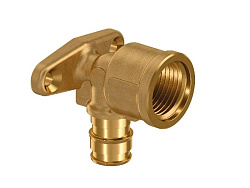 Водорозетка USYSTEMS Smart Aqua для труб PE-Xa 16-Rp1/2" ВР L=43мм, тип 1, латунная