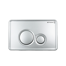 Клавиша смыва BETTOSERB хром матовый.Материал: пластик. Цвет: хром матовый