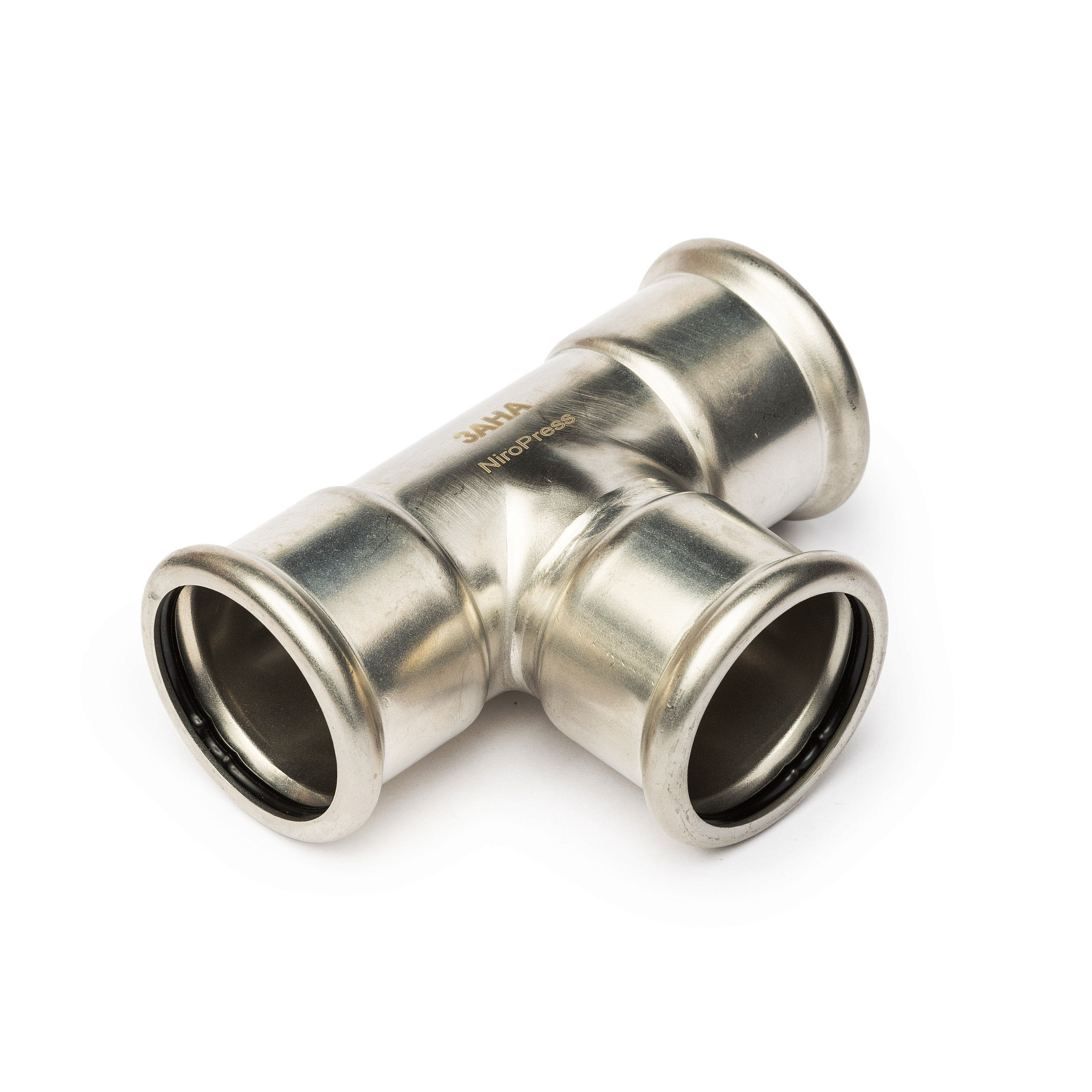 Тройник ЗАНА (SANHA)  ЗАНА (SANHA) NiroPress AISI 304L  ВПр, Dn 108,0x35x108,0