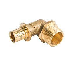 Угольник с наружной резьбой ELSEN Monolit, 16х1/2", латунь