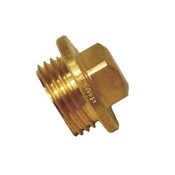 Заглушка, Viega, R2 модель 1751, Н, 1/2", латунь, с квадратом, с цилиндрической резьбой