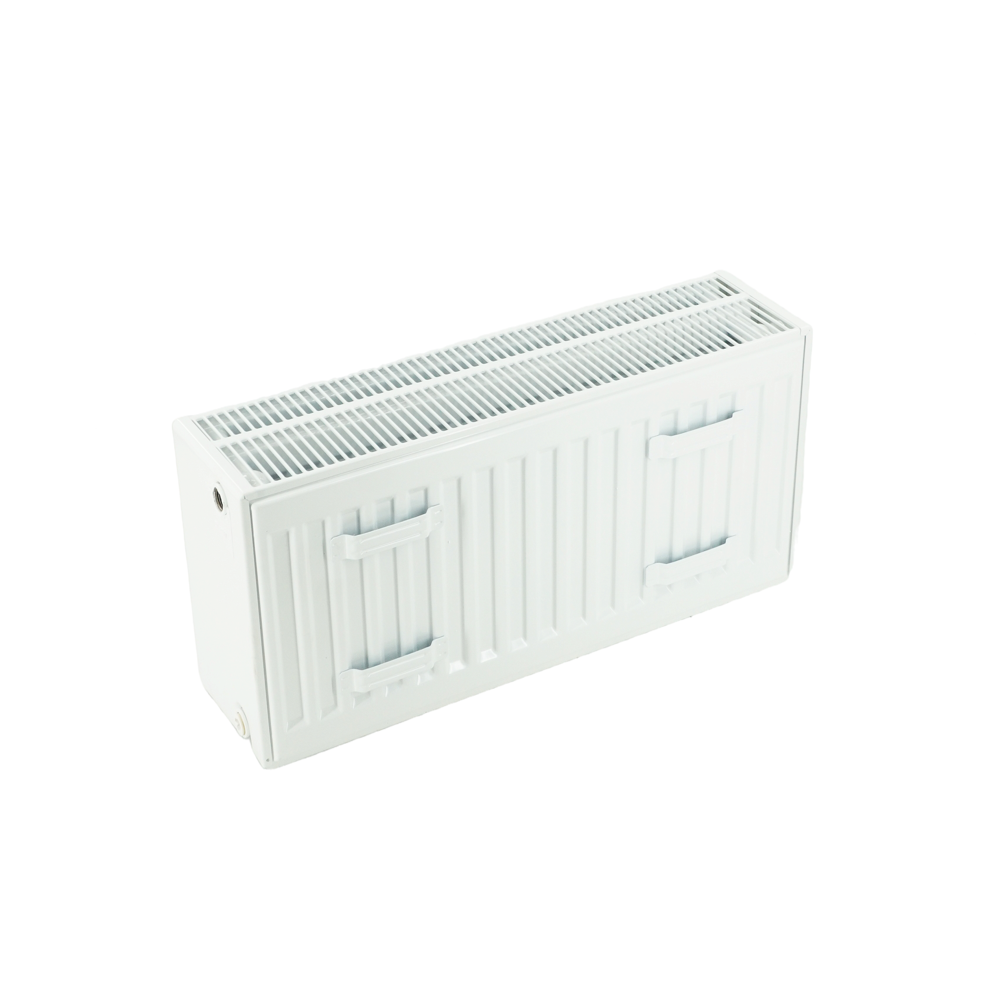 Радиатор панельный, ELSEN, ERK, профильный, ERK 33, глубина, мм-155, высота, мм-300, длина, мм-600, боковое подключение, рабочее давление, бар-10, цвет-RAL 9016 (белый)