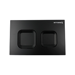 Клавиша смыва BETTOSERB черный матовый квадр. Материал: пластик. Цвет: черный матовый