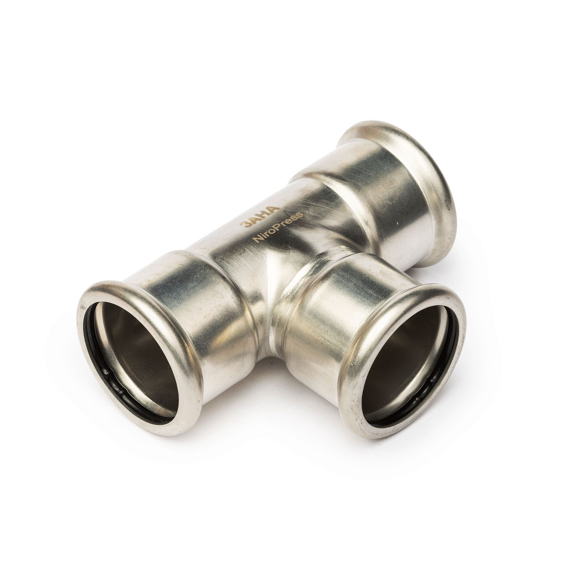 Тройник ЗАНА (SANHA)  ЗАНА (SANHA) NiroPress AISI 304L  ВПр, Dn 76,1