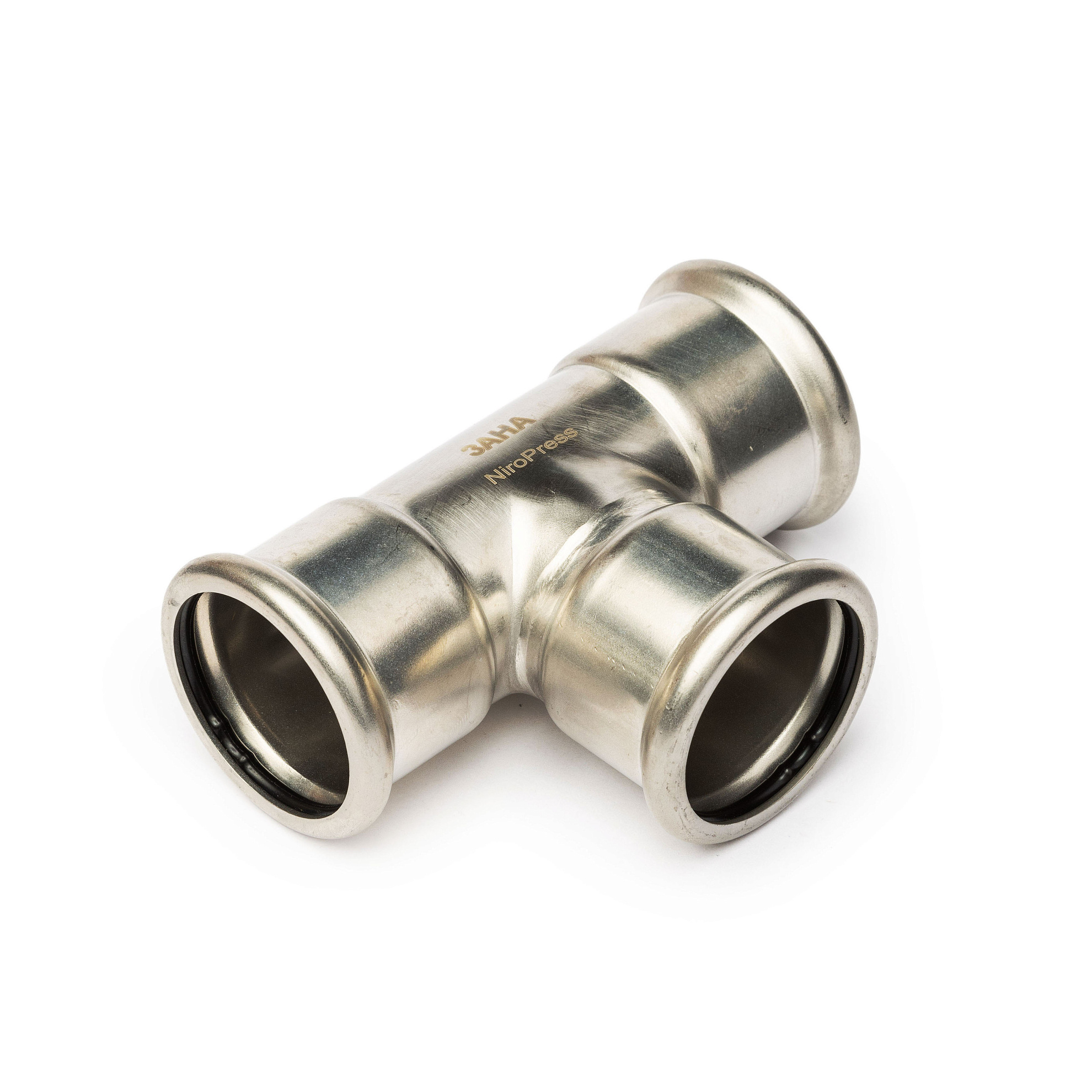Тройник ЗАНА (SANHA)  ЗАНА (SANHA) NiroPress AISI 304L  ВПр, Dn 108,0x76,1x108,0