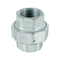 Сгон американка, ELSEN, TIN латунь, прямой, ВВ, 1", 1", уплотнение металл по металлу