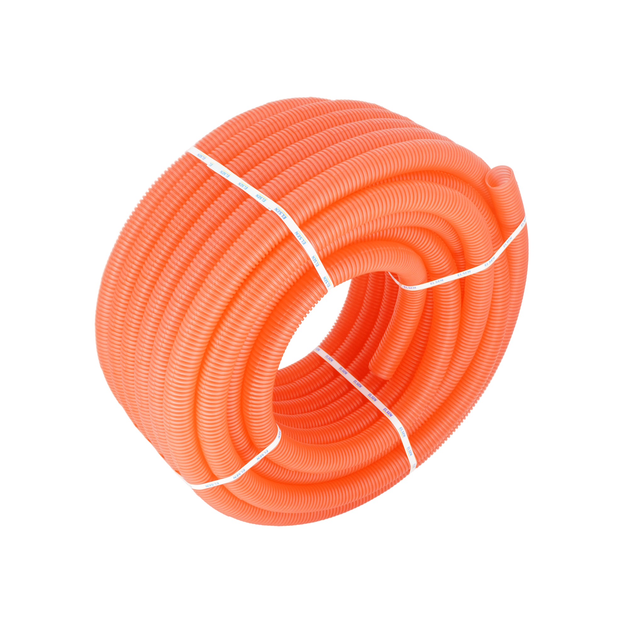 Труба гофрированная, ELSEN, FlexLight, для Ø25, наружный Ø35, красная, бухта 30 м