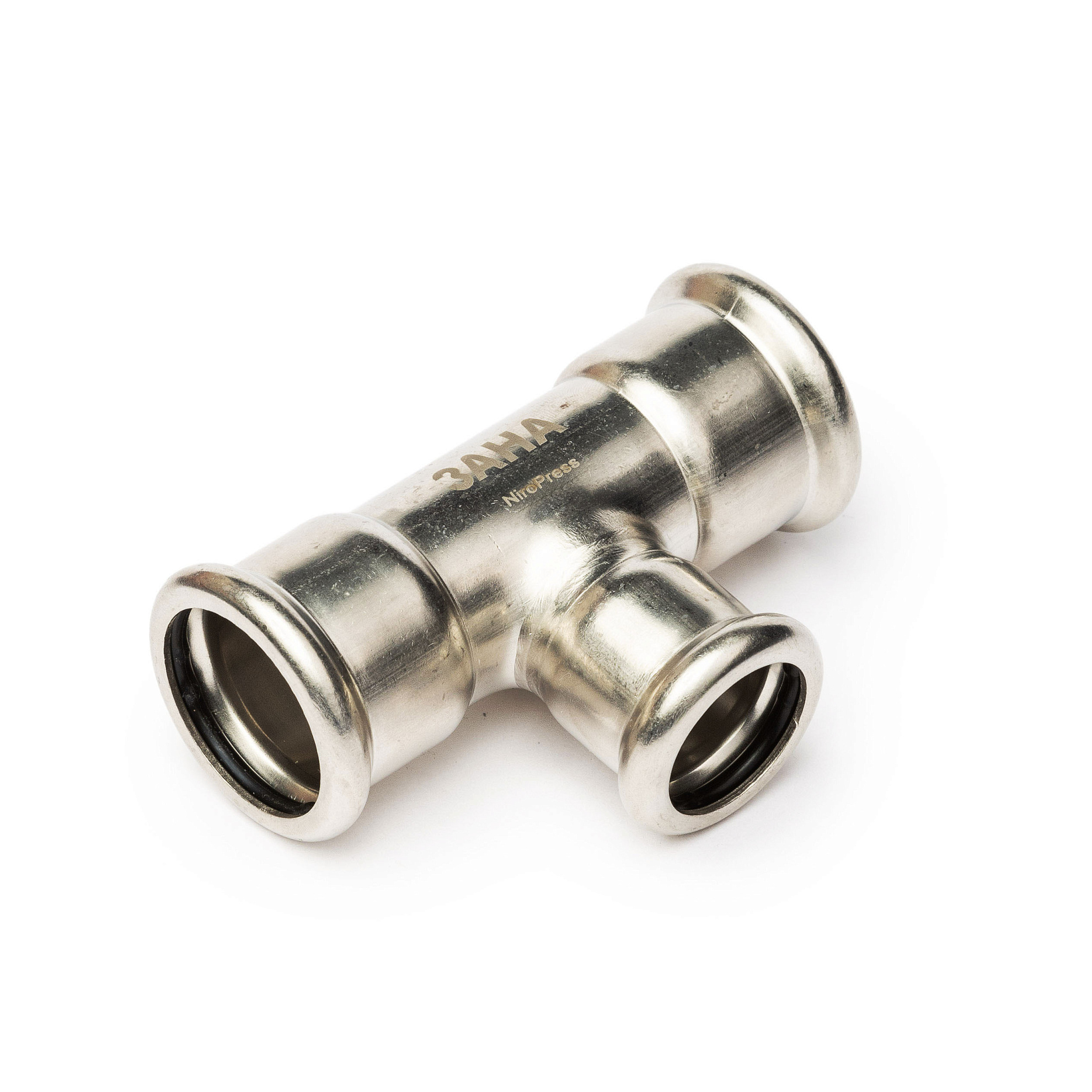 Тройник ЗАНА (SANHA)  ЗАНА (SANHA) NiroPress AISI 304L  ВПр, Dn 88,9x22x88,9