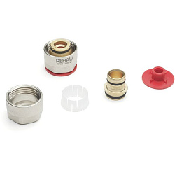 Резьбозажимное соединение, Rehau, RAUTHERM S, НГ ЕК, 3/4", 14 x 1,5, латунь