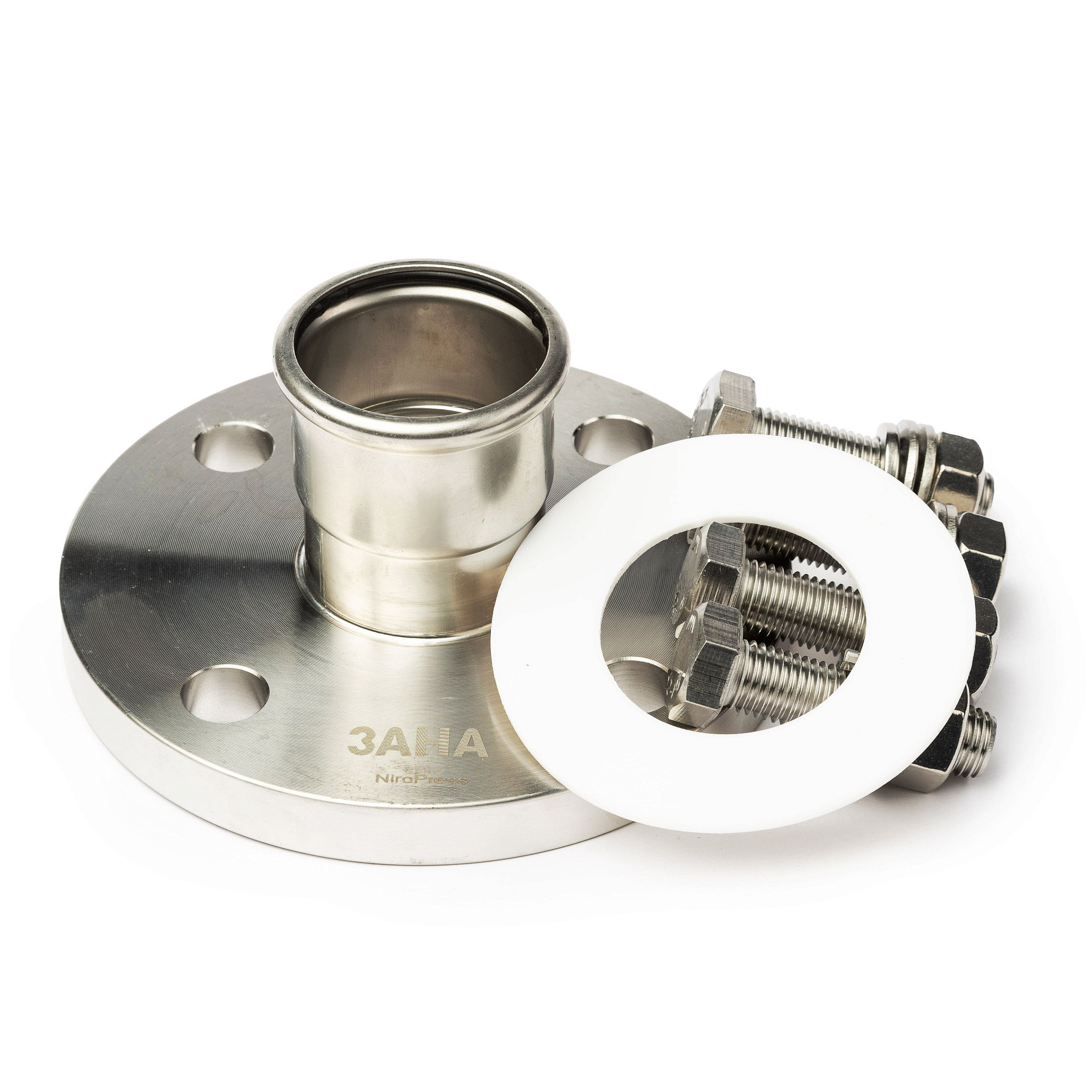 Пресс-Фланец ЗАНА (SANHA) , нерж.ст. PN10/16 DN 80 / 88,9 mm