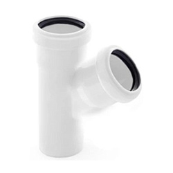 Тройник ВК ПП 32/32х45, белый
