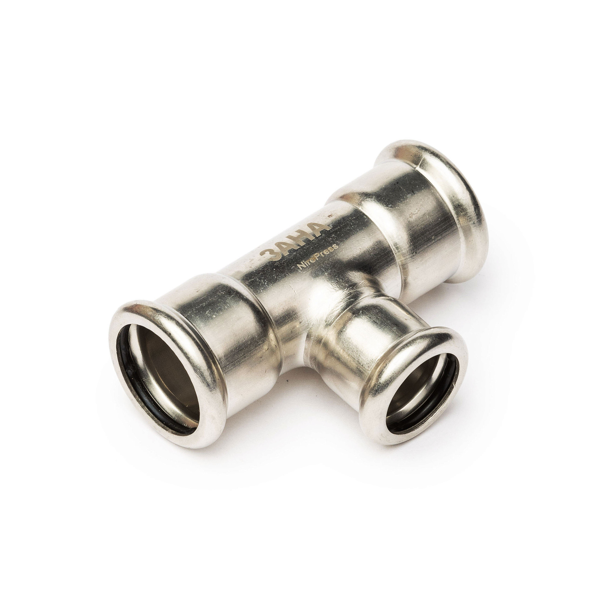 Тройник ЗАНА (SANHA)  ЗАНА (SANHA) NiroPress AISI 304L  ВПр, Dn 88,9x76,1x88,9