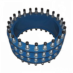 Соединение разборное, PN25, DN 600, корпус ковкий чугун, уплотнение EPDM