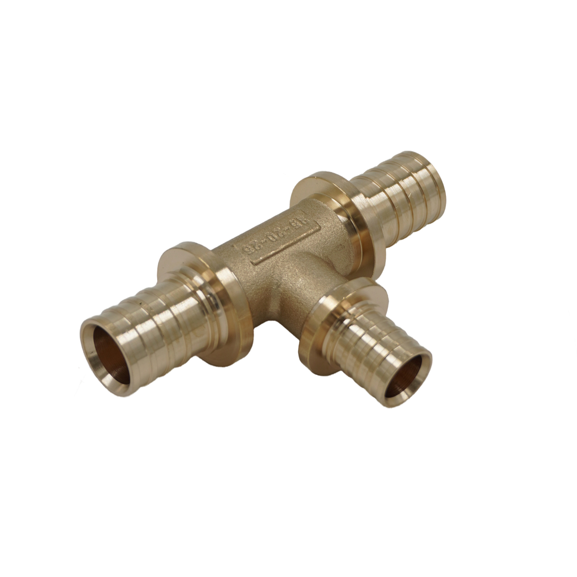 Тройник редукционный диаметр 25-20-25 ELSEN, латунь, CN