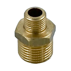 Ниппель, ELSEN, Metalit, НН, 1/4", 1/2", латунь, переходной